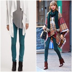 Helmut Lang turquoise denim